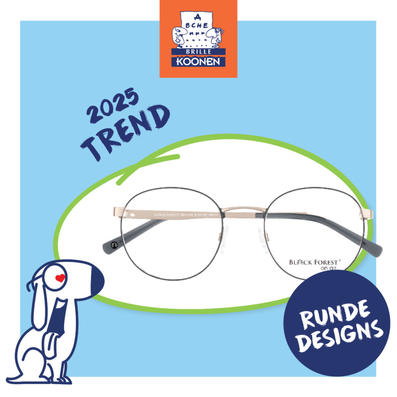 BRILLENTREND 2025: RUND & STYLEBEWUSST!