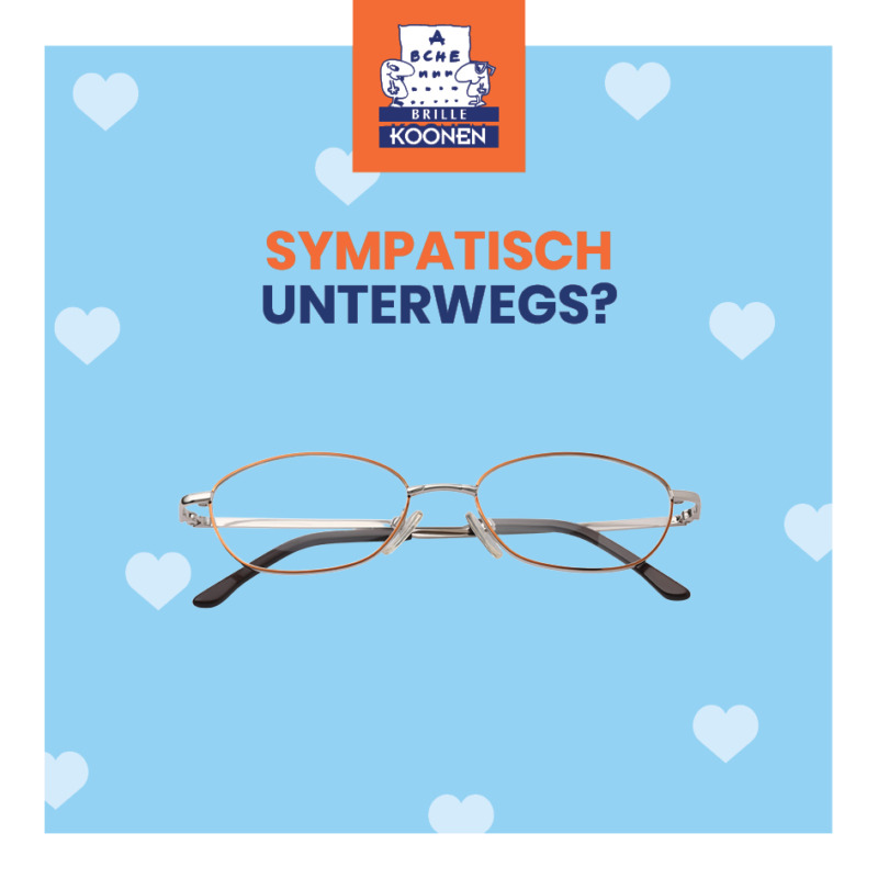 Ovale Brillen = entspannt & sympathisch