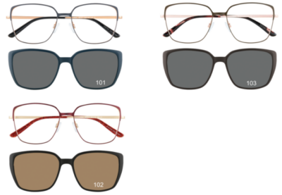 Brille Brille Koonen 4616 3 Farben + Clip