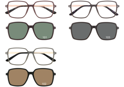Brille Brille Koonen 6964 3 Farben + Clip