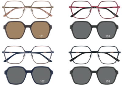Brille brille Koonen 3108 3 Farben + Clip